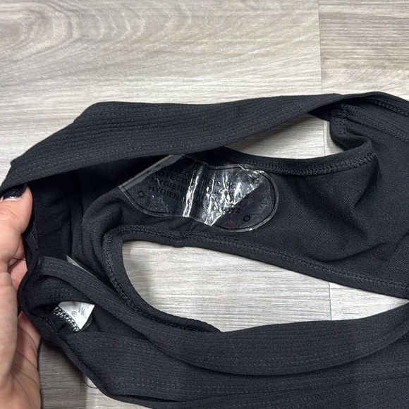 🏴 Zaful Black Crisscross Bikini Bottom side 8  NEW - Picture 5 of 6